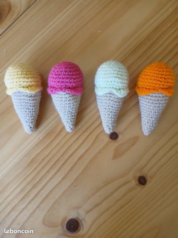 Mini ijskegels gehaakt - Theeset – photo 2